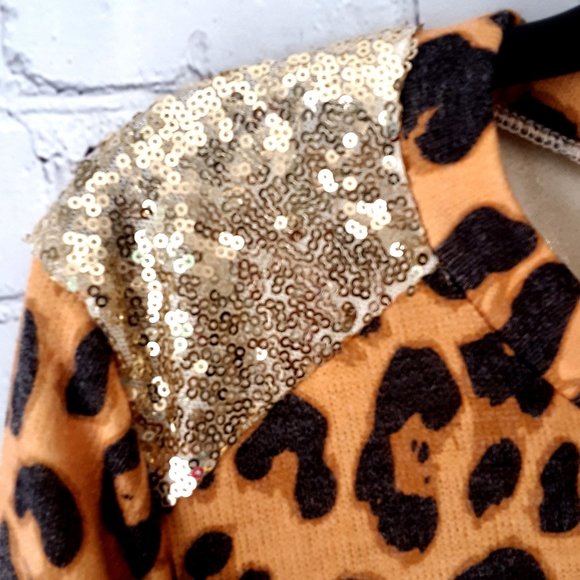 Simply Southern Sequin Dress LEOPARD - Picture 5 of 8